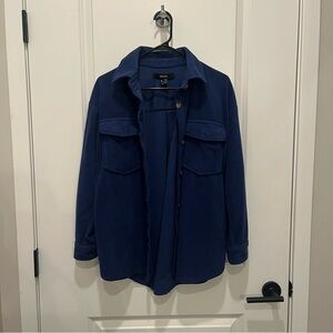 Forever 21 Deep Blue Shirt Jacket
